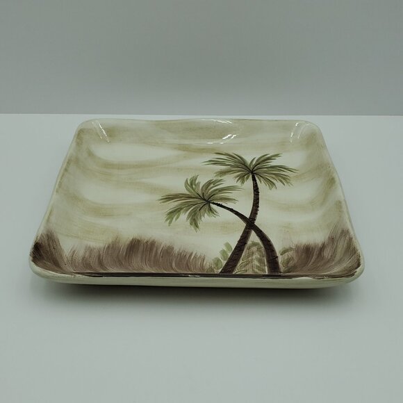 Tabletops Unlimited Bahamas Salad Plate Square Serving Lunch Display Plate - Picture 2 of 6